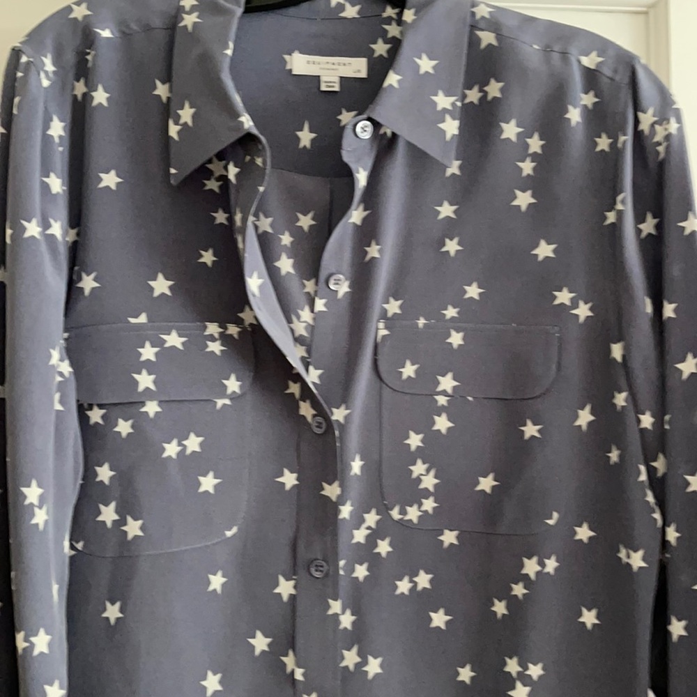 Equipment silk blouse